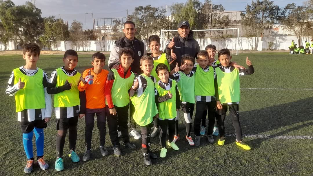Célébration d'équipe après entraînement
